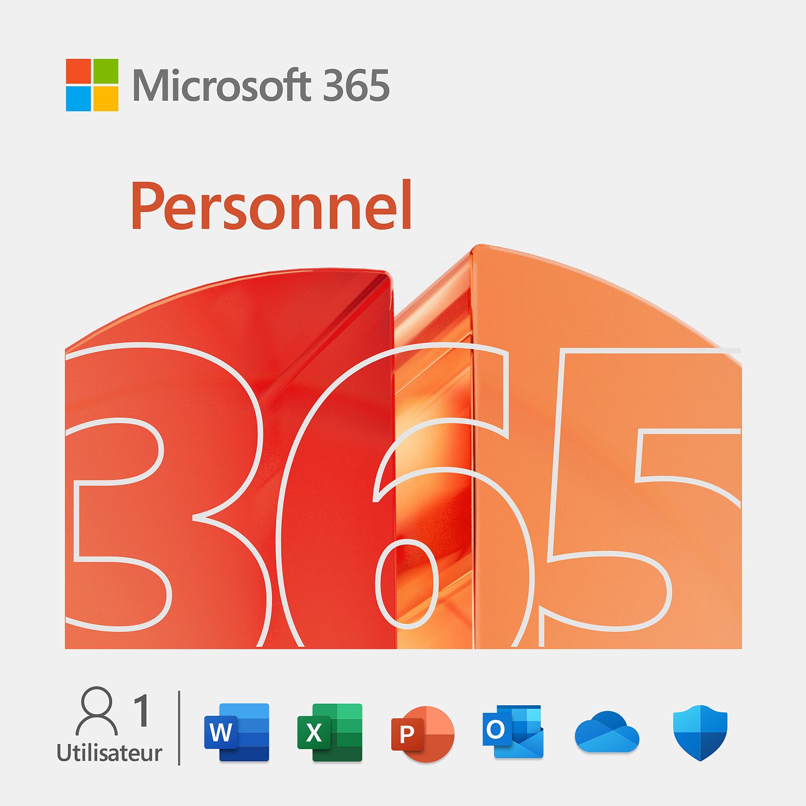 Microsoft 365 Personal [FR] 1Y Subscr. Medialess FY25H2 for Windows >10 / MacOS only