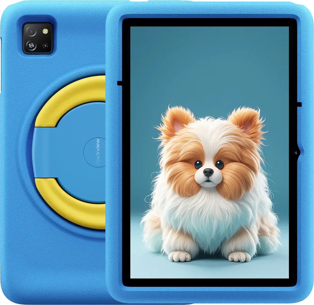 Blackview Tab A6 Kids WiFi 10.1-inch HD+ IPS 800x1280 A523 Octa-core 1.8GHz 4GB/128GB 5100mAh NO Charger 5MP Front/8MP Rear camera Android 14 Ocean Blue