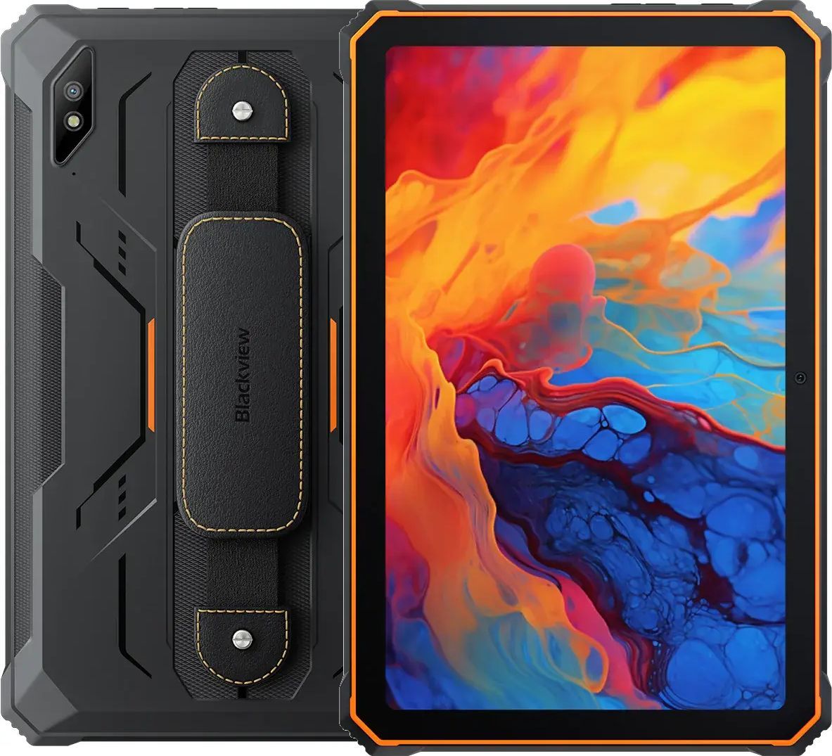Blackview Active 8 Pro Tab LTE 10.36-inch HD+IPS 1200x2000 60Hz Corning 5th 8GB/256GB, MT6789 Octa-core 2.2GHz 16MP Front/48MP Back Camera Battery 22000mAh NO charging USB Type-C NFC PC Mode Android 14 SD card slot MIL-STD-810H Orange