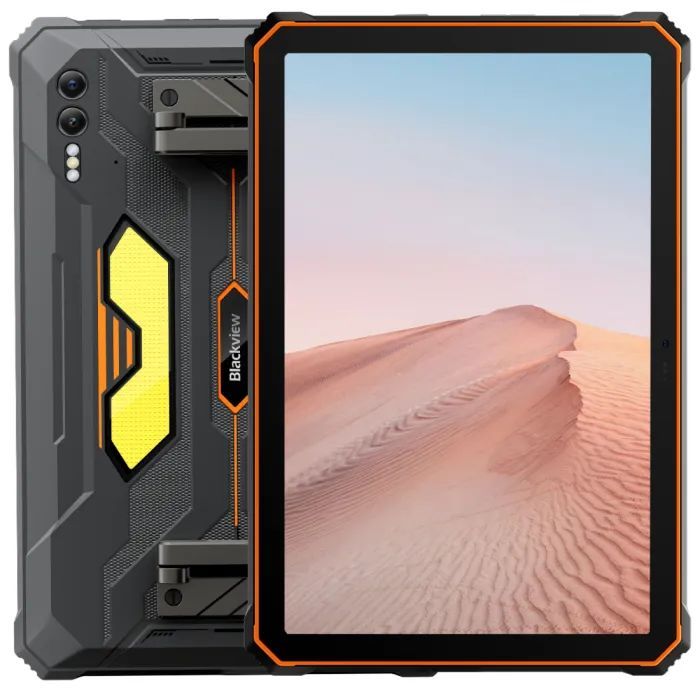Blackview Active 10 Pro Rugged Tab 12GB/512GB, 10.95-inch FHD+1920x1200 IPS 90Hz Corning Glass 3, MT6878 Octa-core, 50MP Front/108MP-20MP Rear Camera infared nught vision, 30000mAh, 55W FC, Android 14, NFC, Fingerprint, MIL-STD-810H, Orange