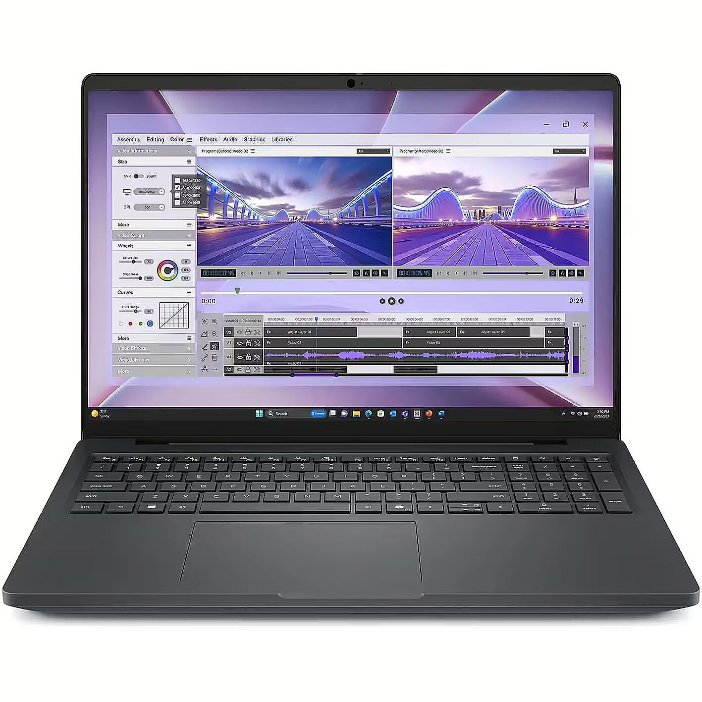 Laptop Dell Pro Max 16 MC16250, 16 inch 1920 x 1200, Intel 255H (16 C / 26 T, 2.5 GHz - 5.1 GHz, 24 MB cache, 28 W), 16 GB DDR5, 512 GB SSD, Intel Graphics, Windows 11 Pro