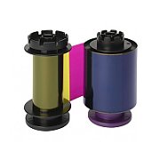 Evolis color ribbon (YMCK) retransfer