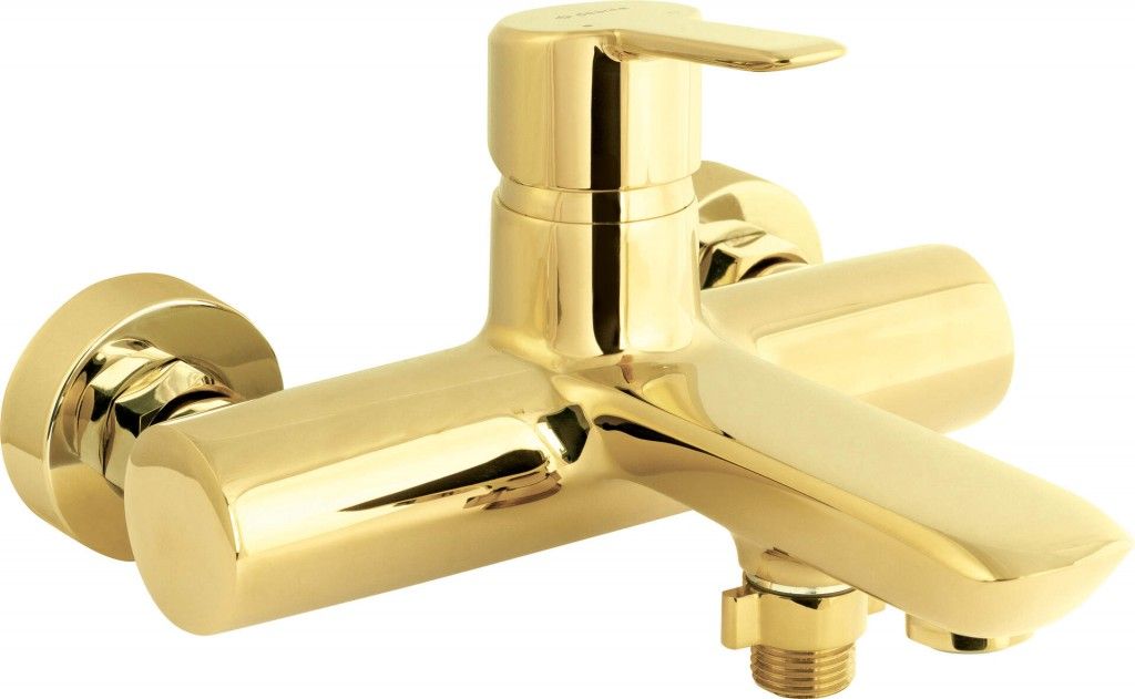 Wall-mounted bathtub mixer