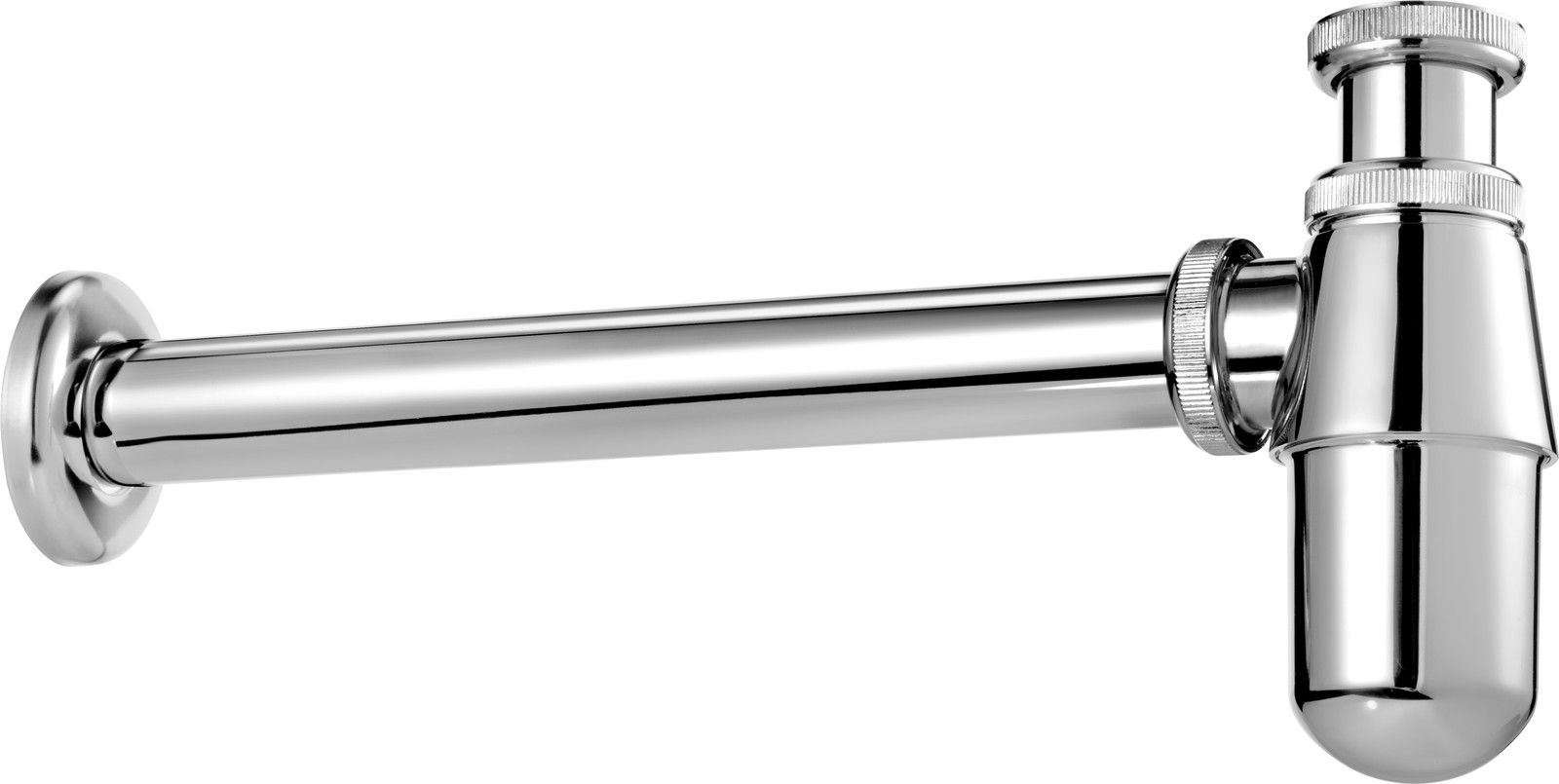 Bottle washbasin siphon