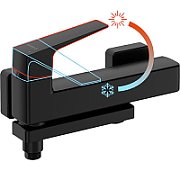 Wall-mounted bathtub mixer - with folding spout