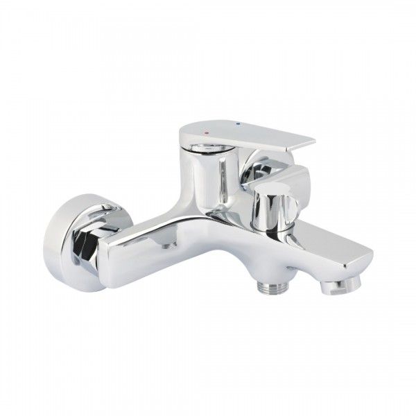 Wall-mounted bathtub faucet