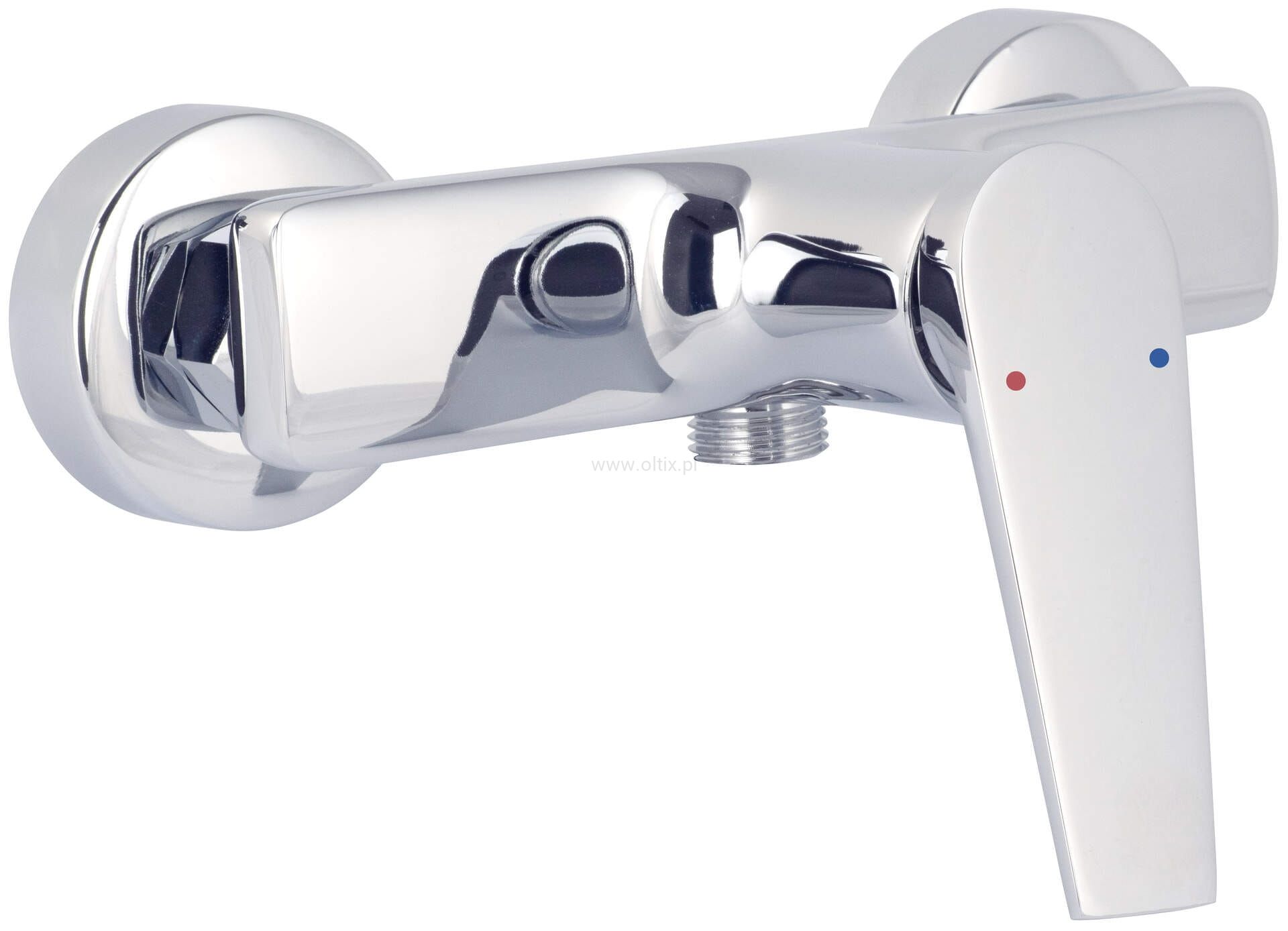 Wall-mounted shower mixer