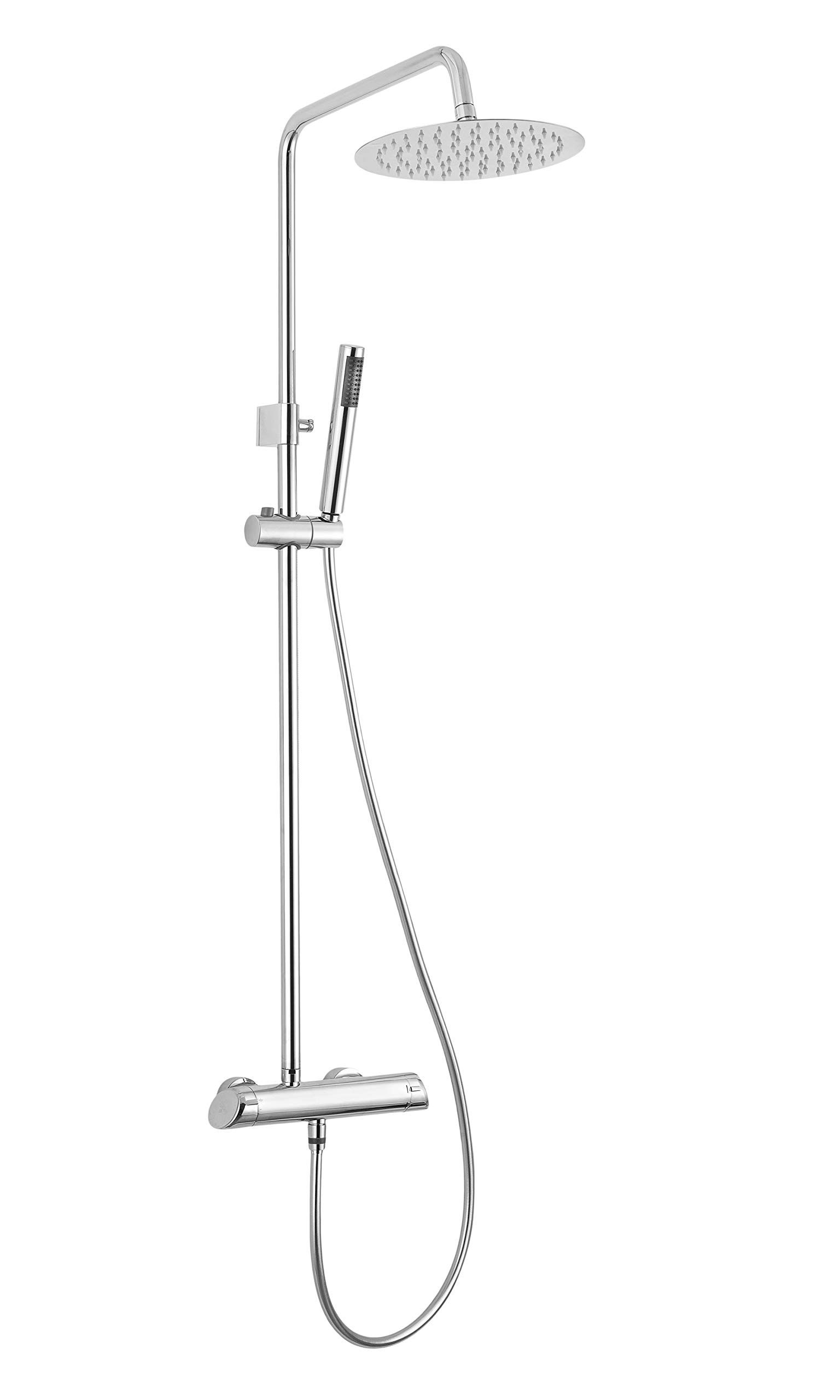 Rain shower with shower faucet