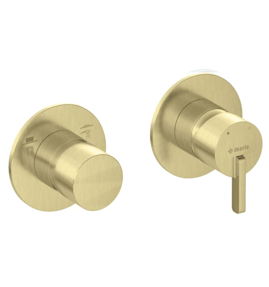 Shower mixer with shower switch - horizontal