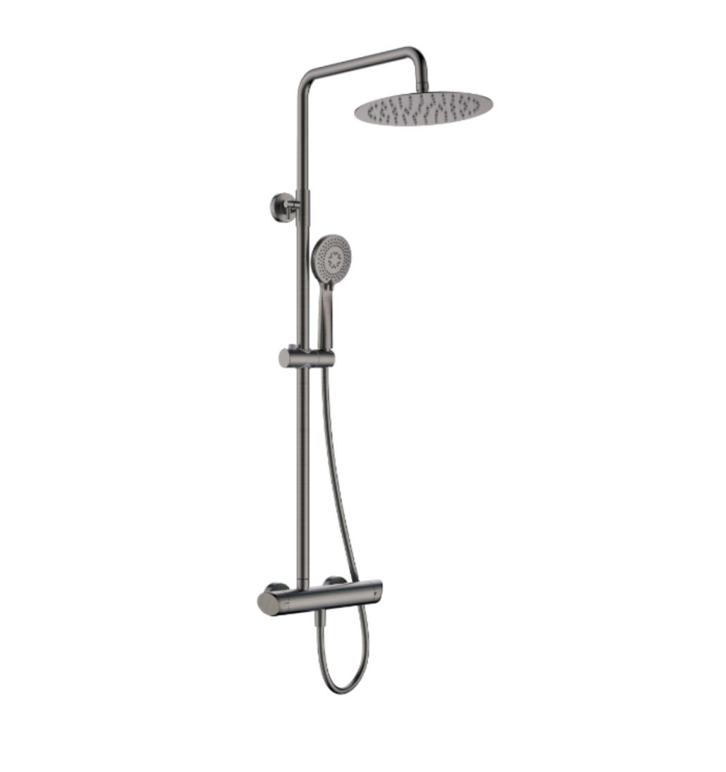 Rain shower with shower faucet