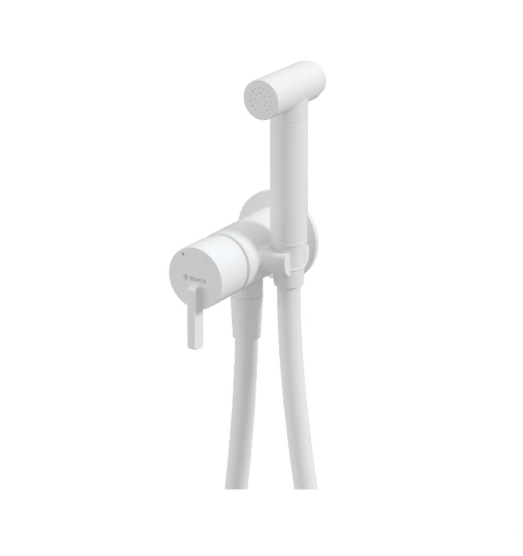 Concealed bidet mixer with bidetta receiver