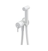 Concealed bidet mixer with bidetta receiver