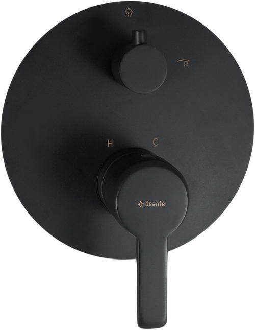 Concealed shower mixer with shower switch