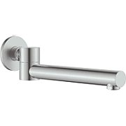 Foldable bathtub spout - round