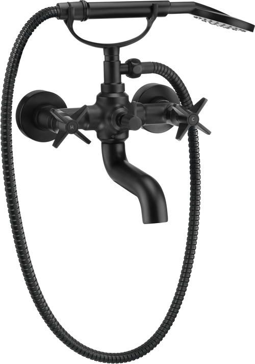 Bathtub mixer with shower set