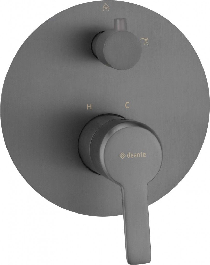 Concealed shower mixer with shower switch
