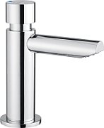 Timed washbasin mixer