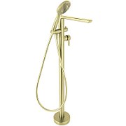 Freestanding bathtub mixer with shower set