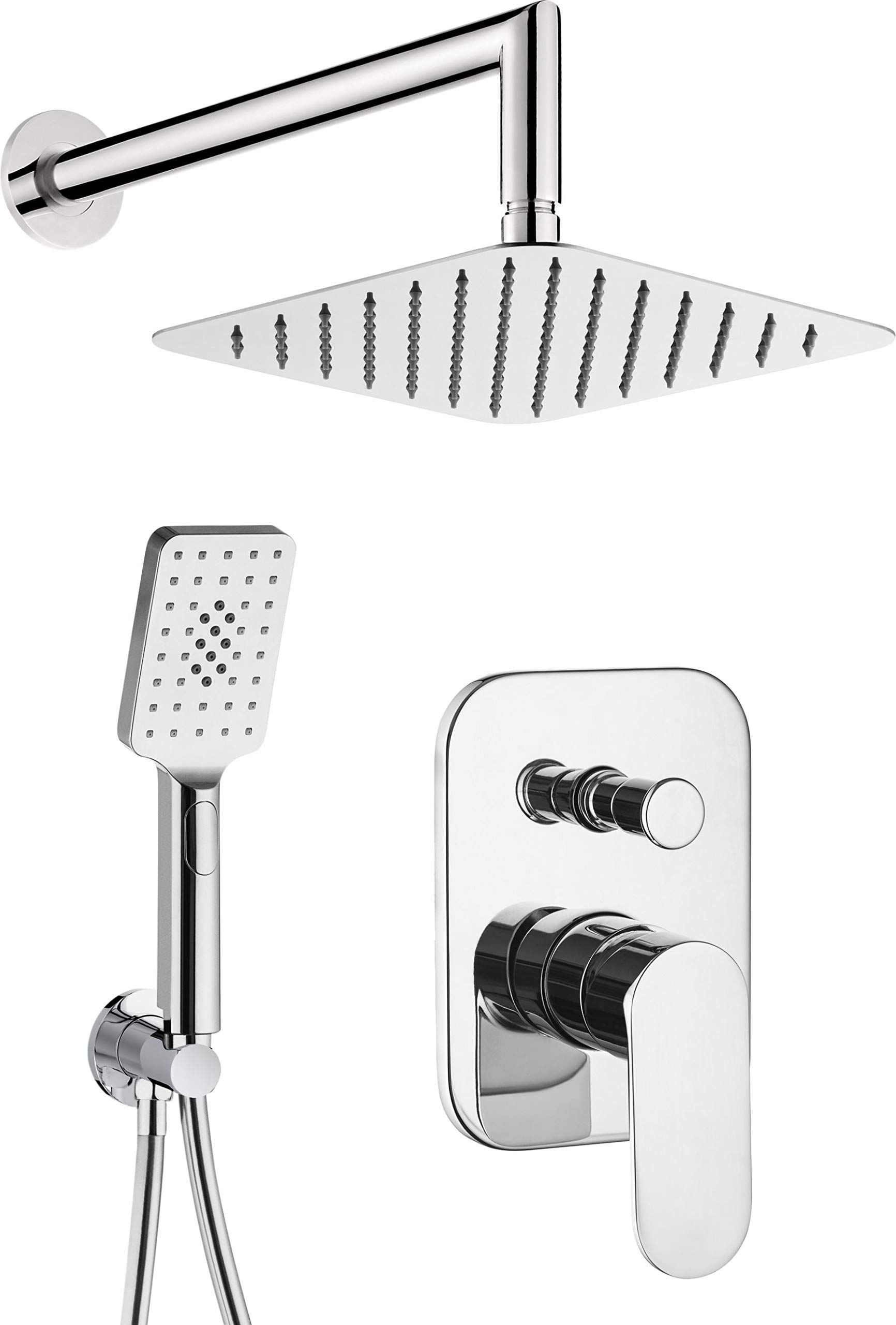 Concealed shower set
