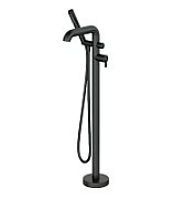 Freestanding bathtub mixer with shower set