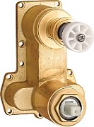 Flush-mounted mixer BOX body with spray switch