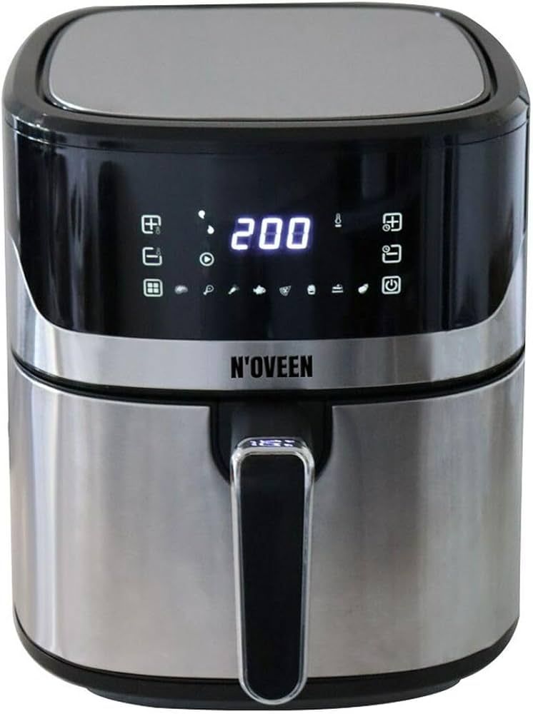Hot air fryer NOVEEN AF550 6.5 l 1600 W Black  Silver