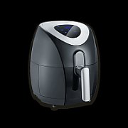 Severin 2430 Single 3.2 L Stand-alone 1500 W Hot air fryer Black  Stainless steel