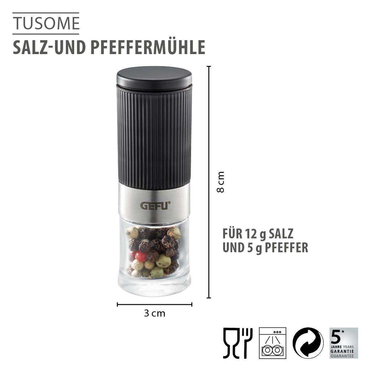 Gefu Tusome 2 piece mill set G-34621