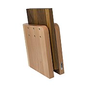Walnut Wood Magnetic Block + Artelegno Grand Prix Kitchen Board