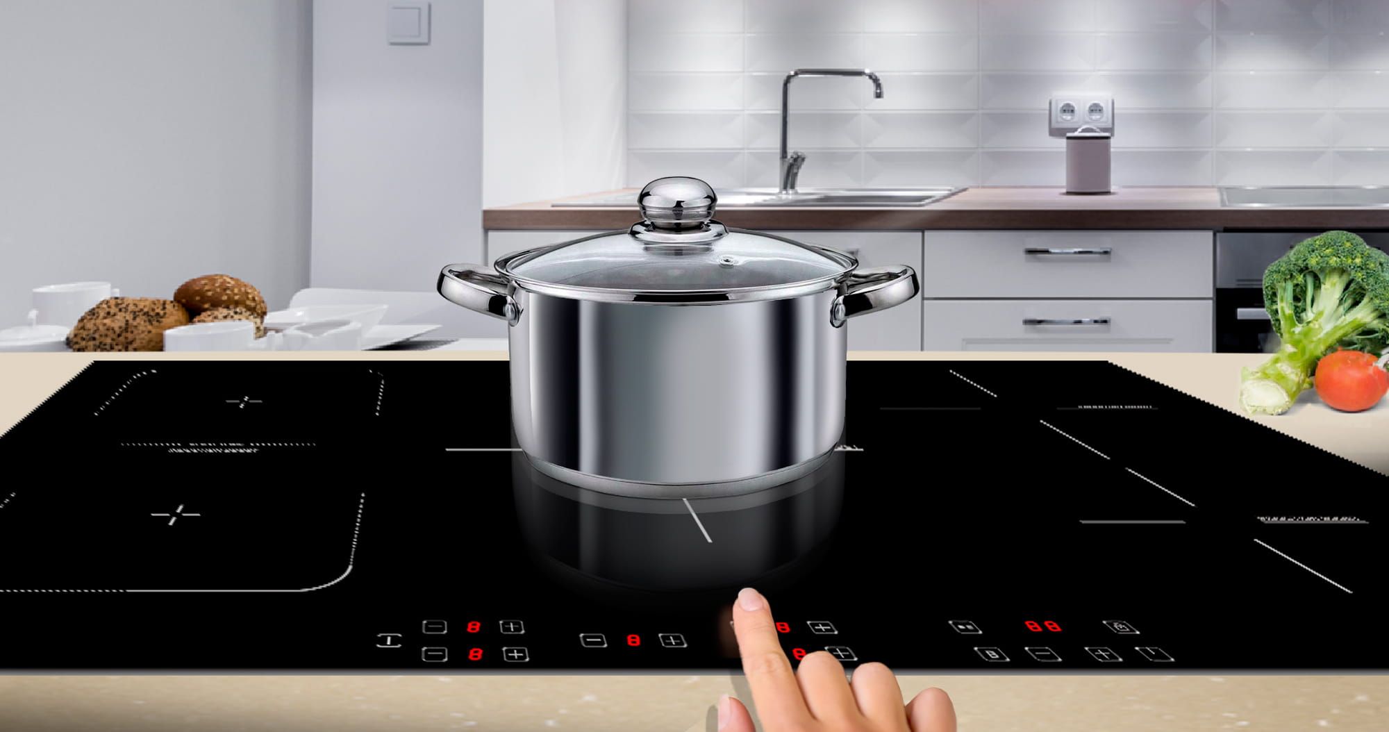 LIN  LI-B57235 7200 W induction cooktop.