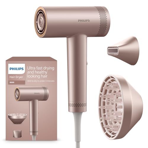 Philips 8000 series BHD837/10 hair dryer 1400 W Champagne