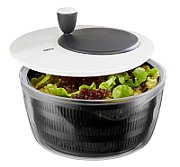 GEFU Rotare salad spinner Black  White Crank/handle