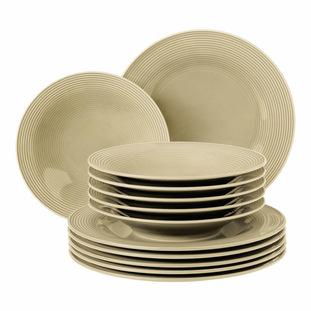 Dinner set for 6 persons SELTMANN BEAT COLOR GLAZE