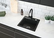 GRANITE 1-BOWL SINK DEANTE BLACK ZORBA