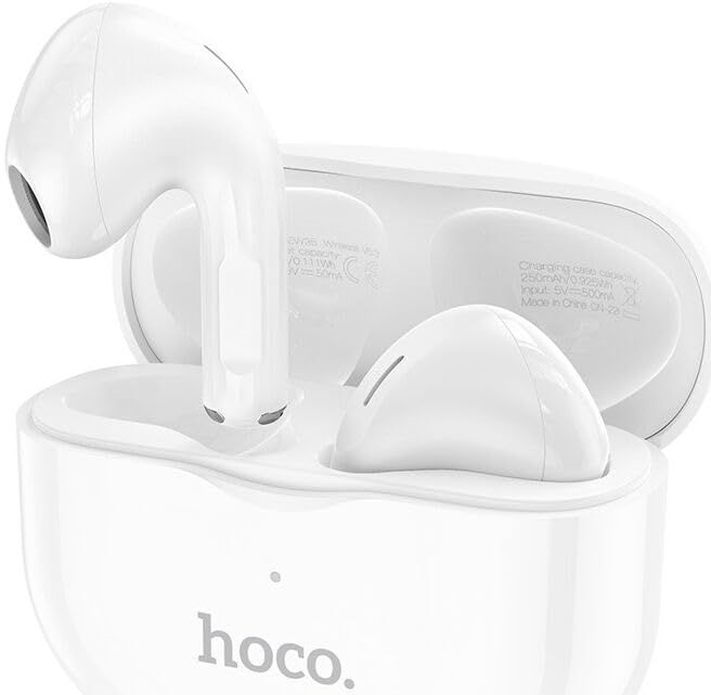 Hoco EW35 Sonido Headset Wireless In-Ear Calls/Music Bluetooth White