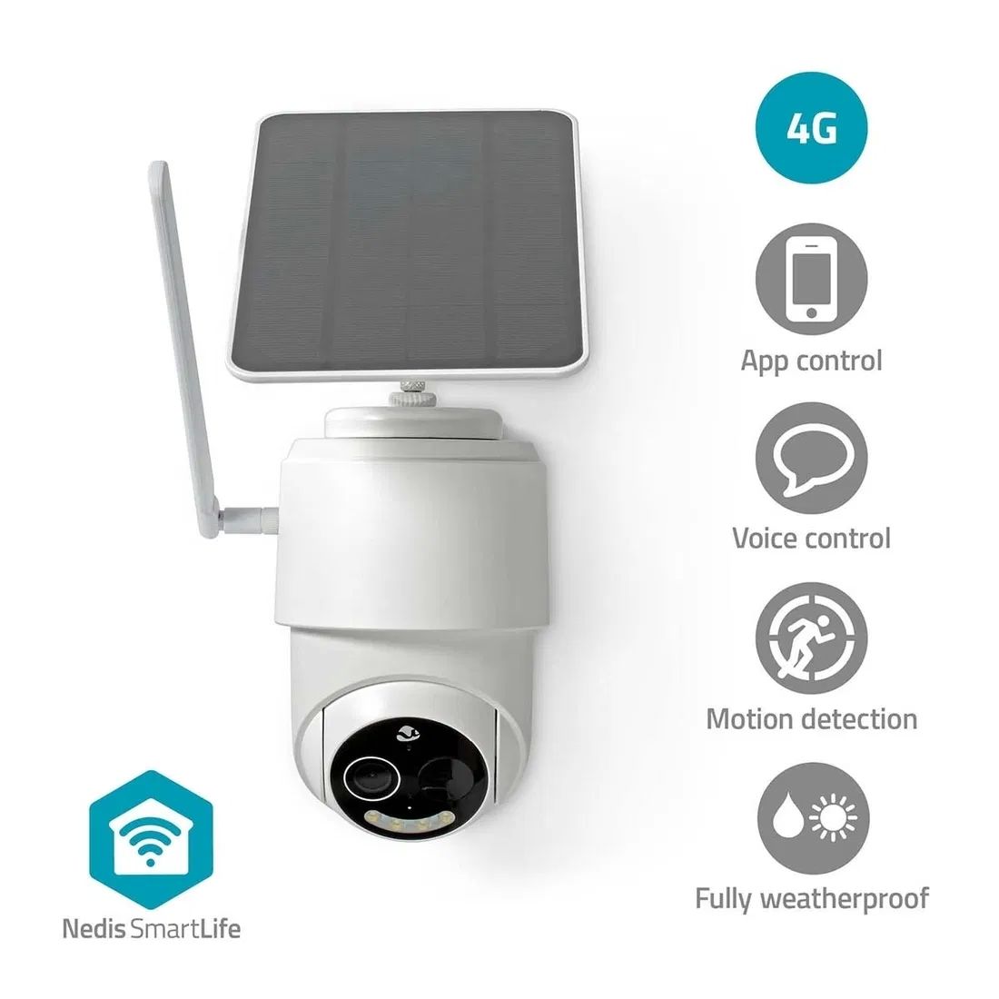 Outdoor Camera Nedis Smartlife 4G  IP65