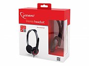 GEMBIRD MHS-002 microphone stereo headphones MHS-002 black color