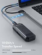 GRAUGEAR G-M202-AC-10G storage drive enclosure SSD enclosure Black M.2