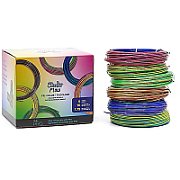 3Doodler FLOW-TRIFILLS 3D printing material Polylactic acid (PLA) Black  Blue  Copper  Gold  Green  Purple  Red 260 g