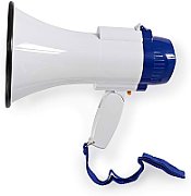 Megaphone Nedis blue/white