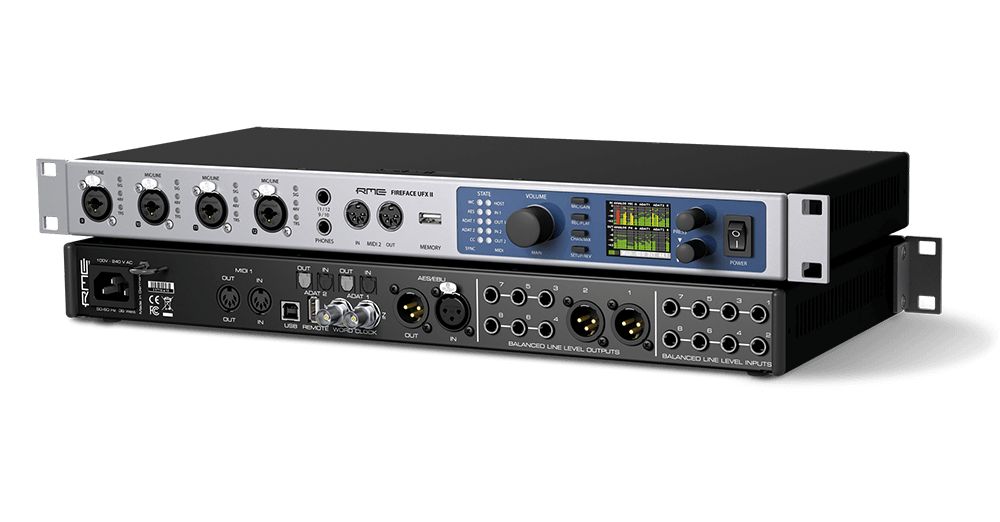RME Fireface UFX II - USB [30 IN/ 30 OUT] audio interface