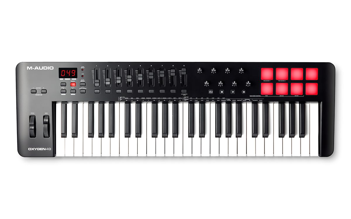 M-AUDIO Oxygen 49 (MKV) MIDI keyboard 49 keys USB Black