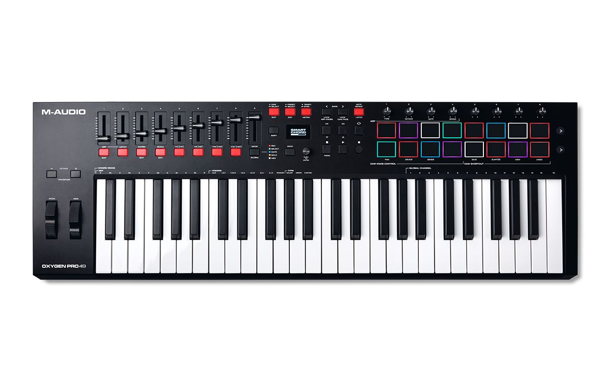 M-AUDIO Oxygen Pro 49 MIDI keyboard 49 keys USB