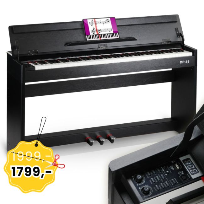 V-TONE DP-88 BK black digital piano with stand