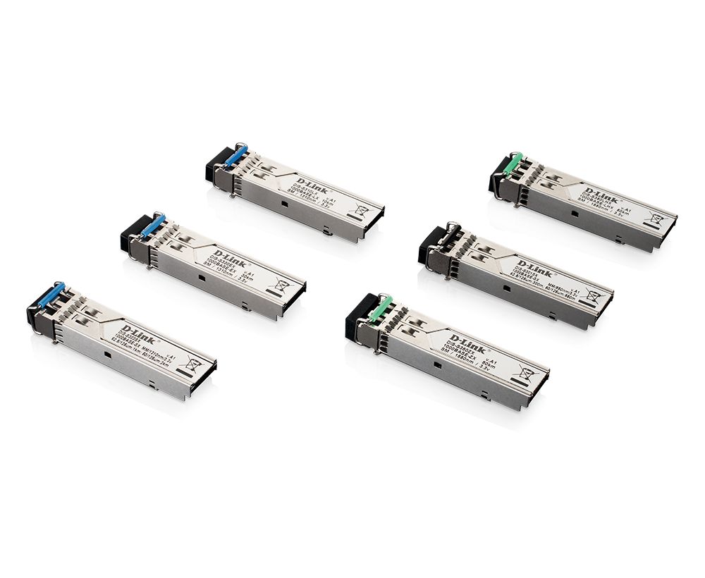 D-Link DIS-S302SX - Fiber - 1000 Mbps - mini-GBIC