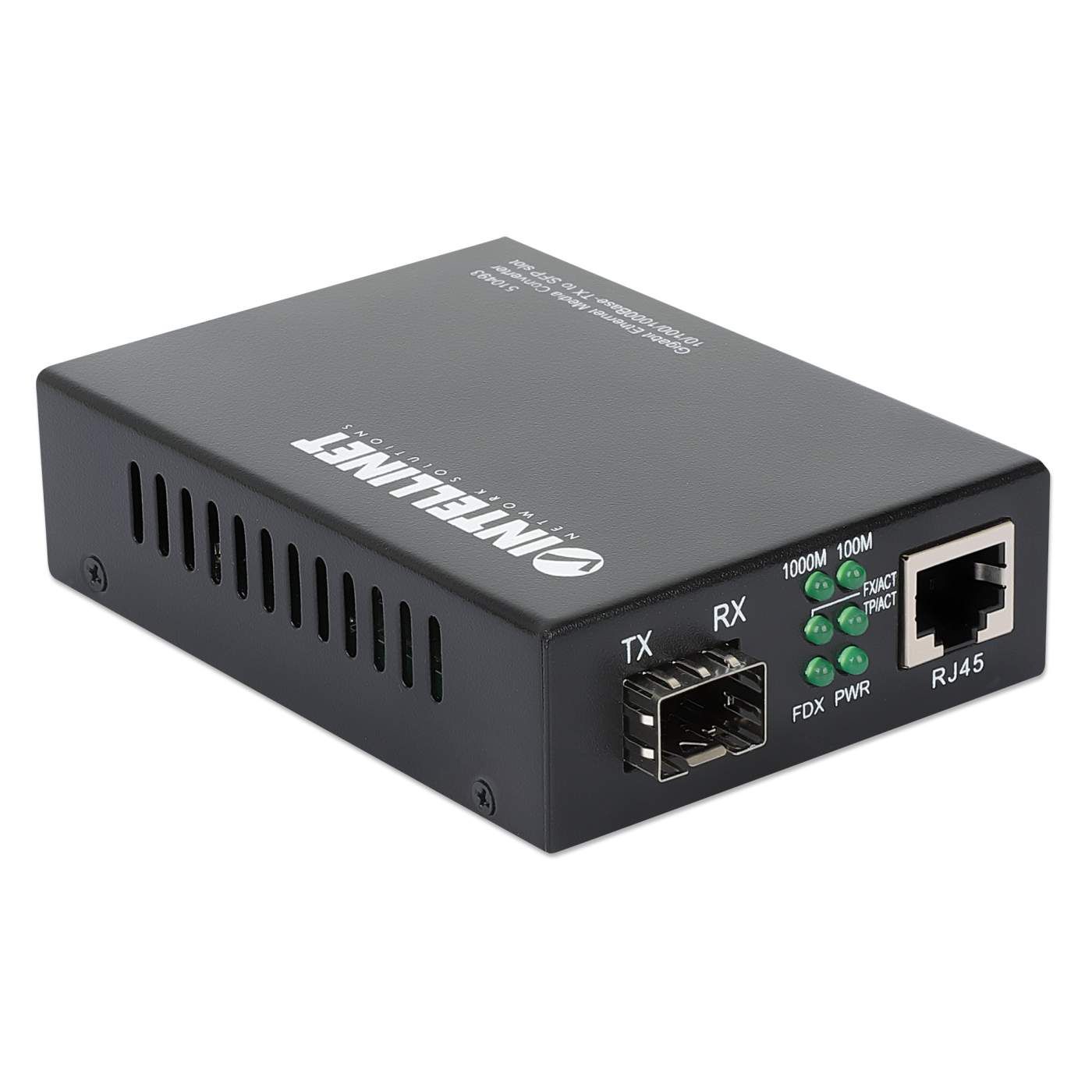 Industrial Media Converter SFP/SFP - 1G Ethernet