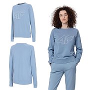 Women's sweatshirt 4F blue H4Z22 BLD350 32S XL