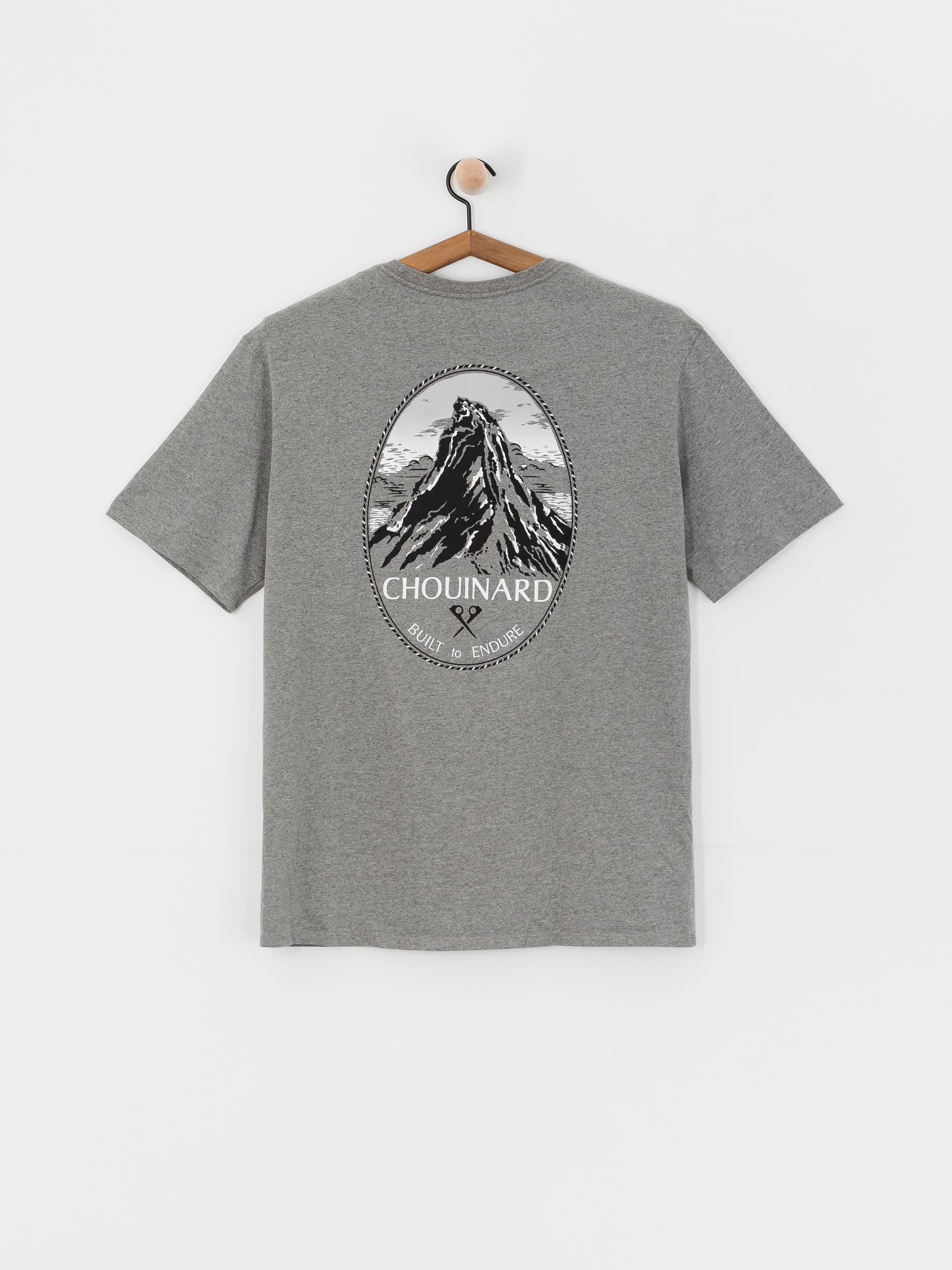 T-shirt chouinard gravel heather-m PATAGONIA