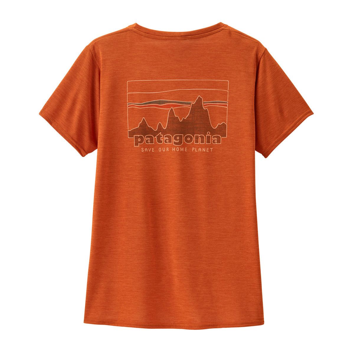 PATAGONIA Cool Daily Graphic Women-73 Skyline-Rock Melon x-dye-m T-Shirt