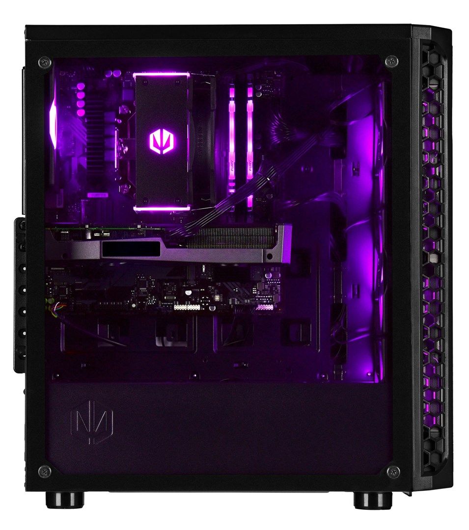 Desktop PC Actina Midi Tower, AMD 8700F (8 C / 16 T, 4.1 GHz - 5 GHz), 32 GB RAM, 1 TB SSD, AMD Radeon RX 7800 XT 16 GB, Fara sistem de operare